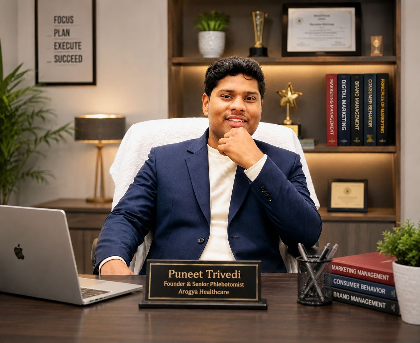 Puneet Trivedi - Founder & Senior Phlebotomist